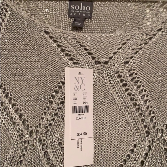 Women’s Gray Sweater - Picture 2 of 2